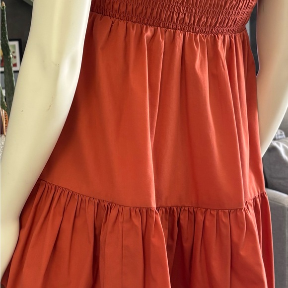 Abercrombie & Fitch Terracotta Smocked Dress - Picture 8 of 13